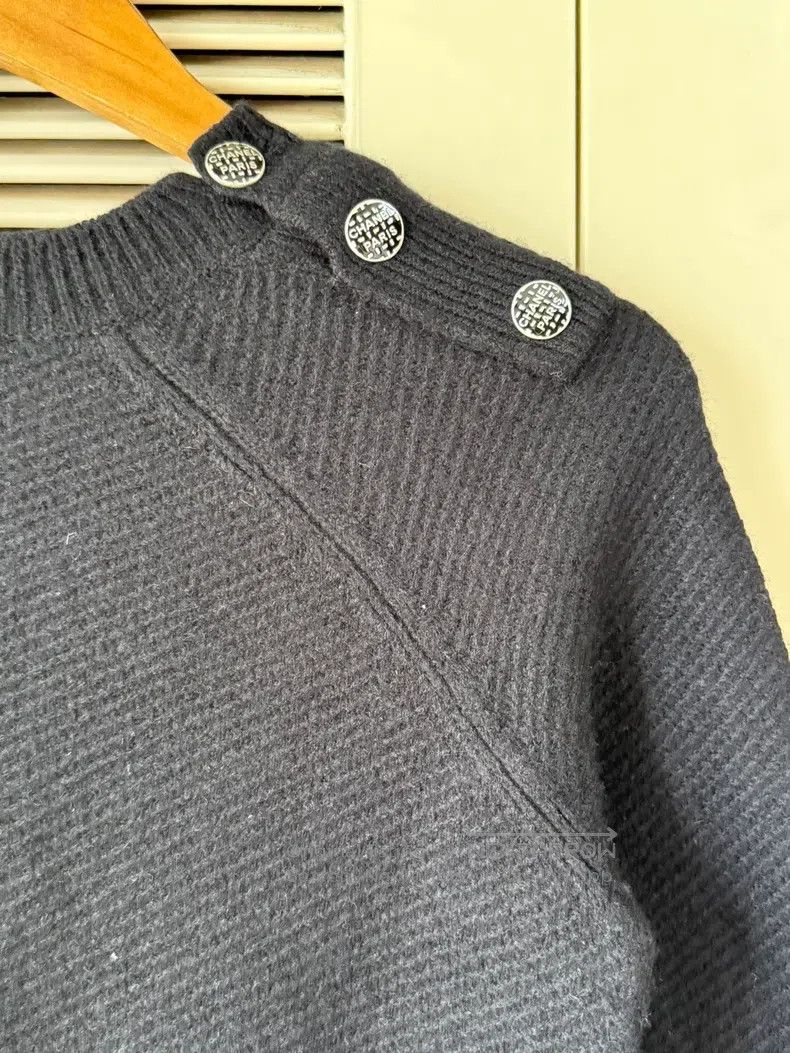 Other Chanel Black cashmere blended sweater Size XS / US 0-2 / IT 36-38 - 3 Thumbnail