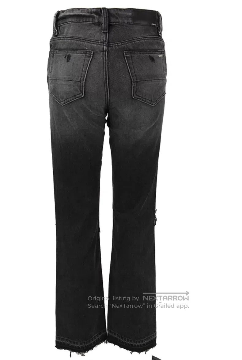 Amiri Amiri Black Ripped Denim Jeans Size 25 Size 25" / US 0 / IT 36 - 2 Thumbnail