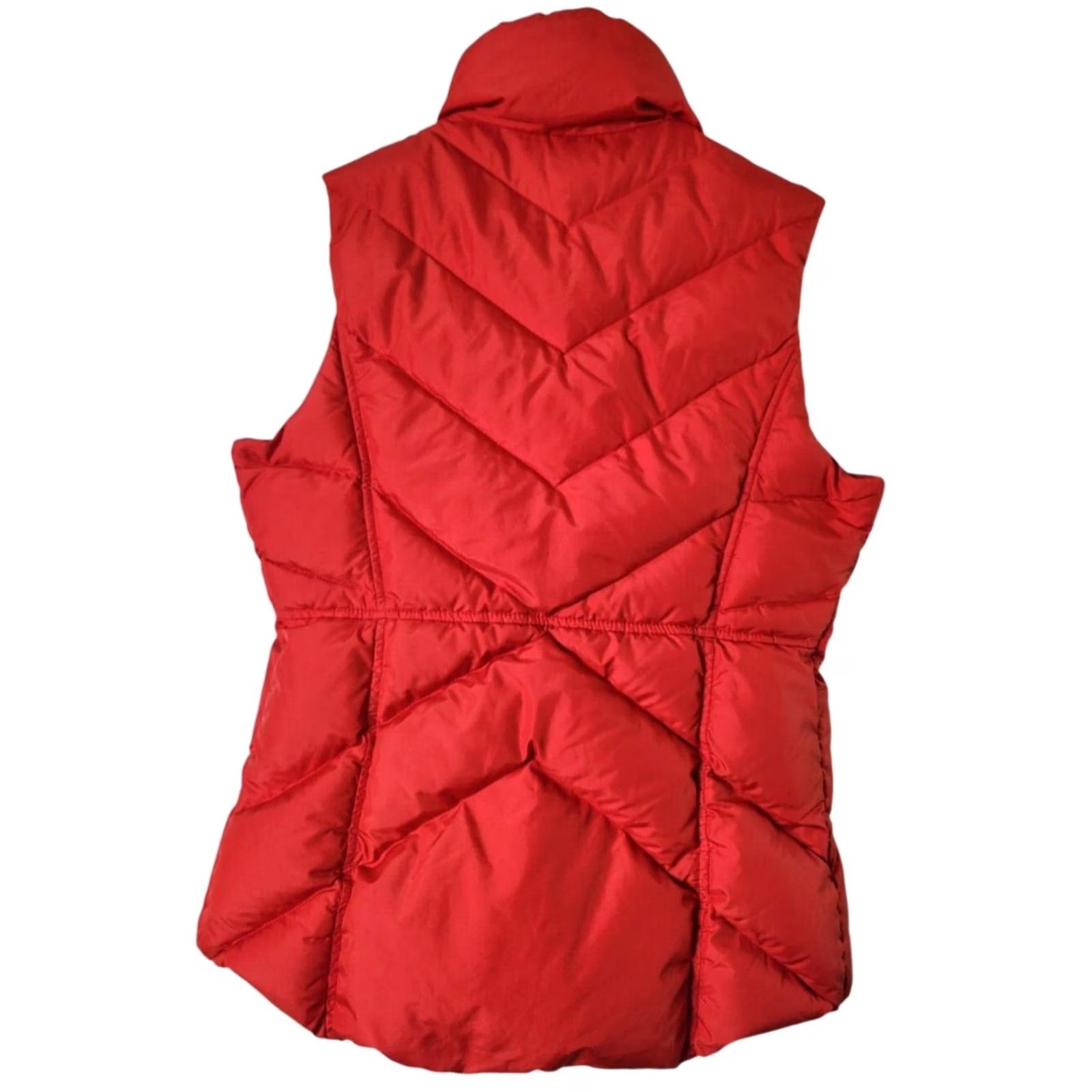 J.Crew J.CREW Vest Puffer Down Full Zip Red-Orange M Womens Jacket Size M / US 6-8 / IT 42-44 - 2 Thumbnail