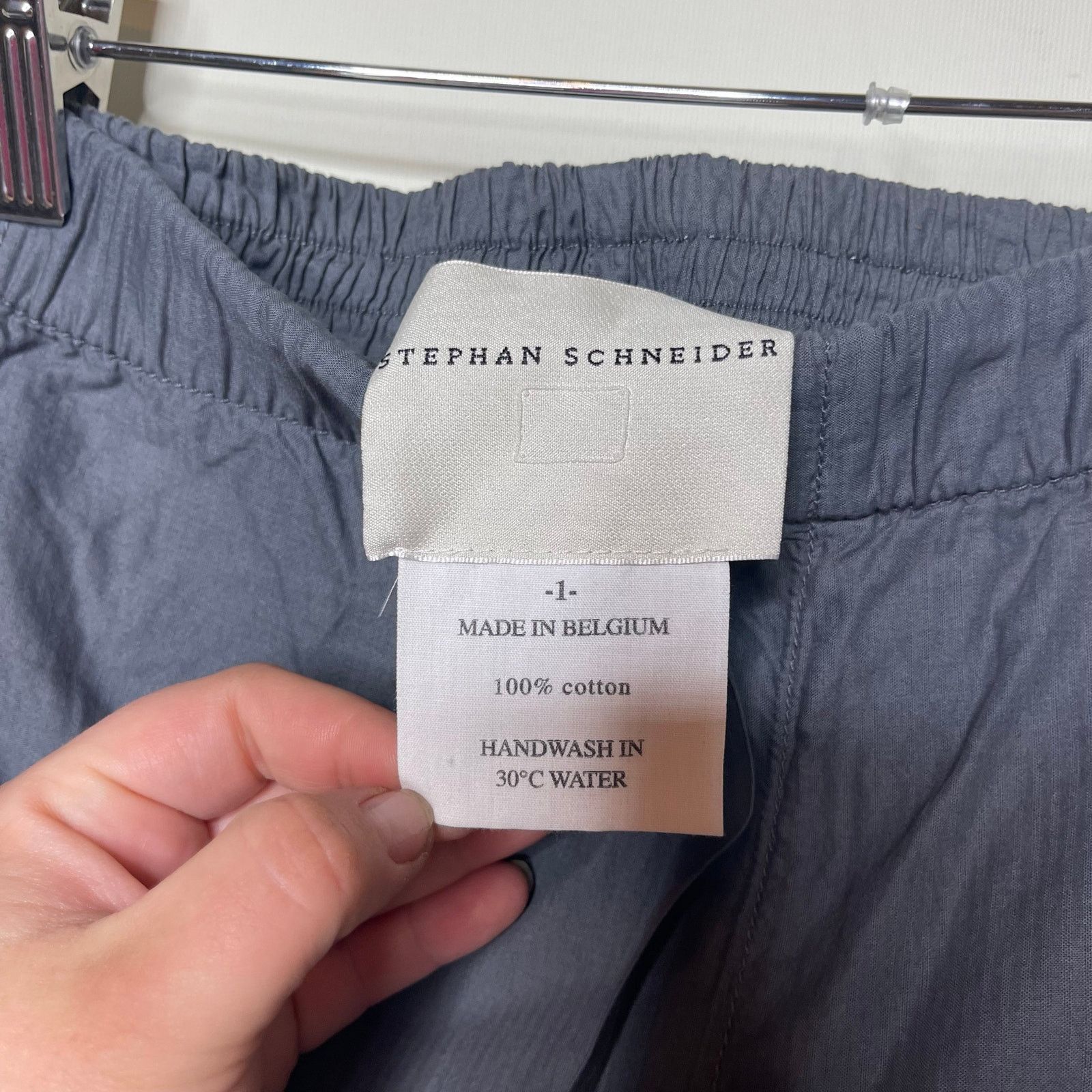 Stephan Schneider Stephan Schneider grey lightweight cotton obstruction trouse Size 26" / US 2 / IT 38 - 2 Thumbnail