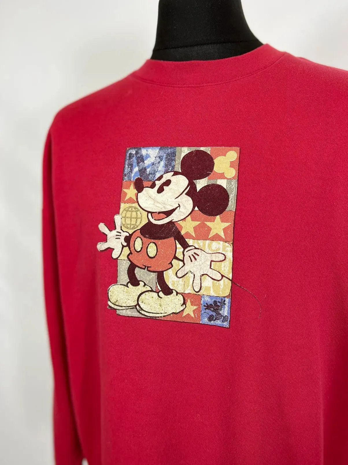 Disney × Mickey Mouse × Vintage Vintage Disney Mickey Mouse sweatshirt Size US XL / EU 56 / 4 - 3 Thumbnail