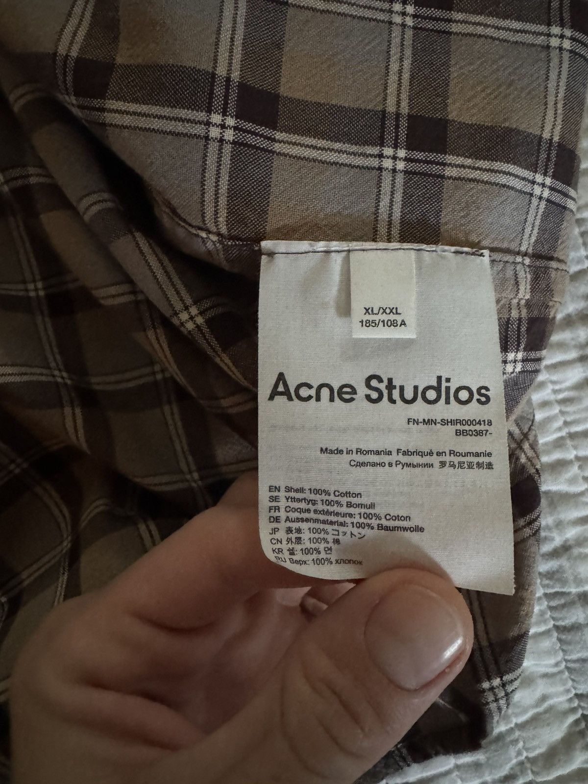 Acne Studios Acne Studios Oversized Button Up Size US XL / EU 56 / 4 - 3 Thumbnail
