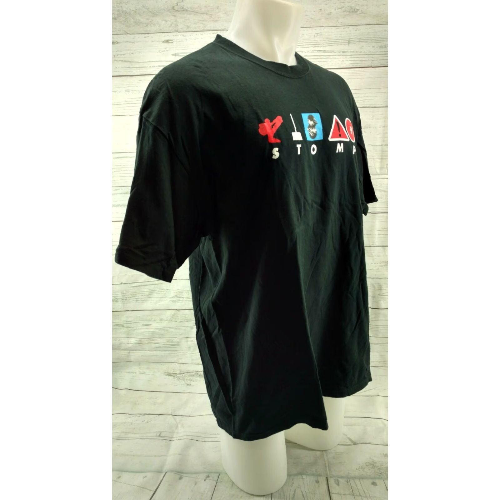 Vintage VINTAGE STOMP Music Group Band Tee Black Graphic T-Shirt Adult XL Shirt Mens Graphic Tee 90s Band Music Black XL Size US XL / EU 56 / 4 - 4 Thumbnail