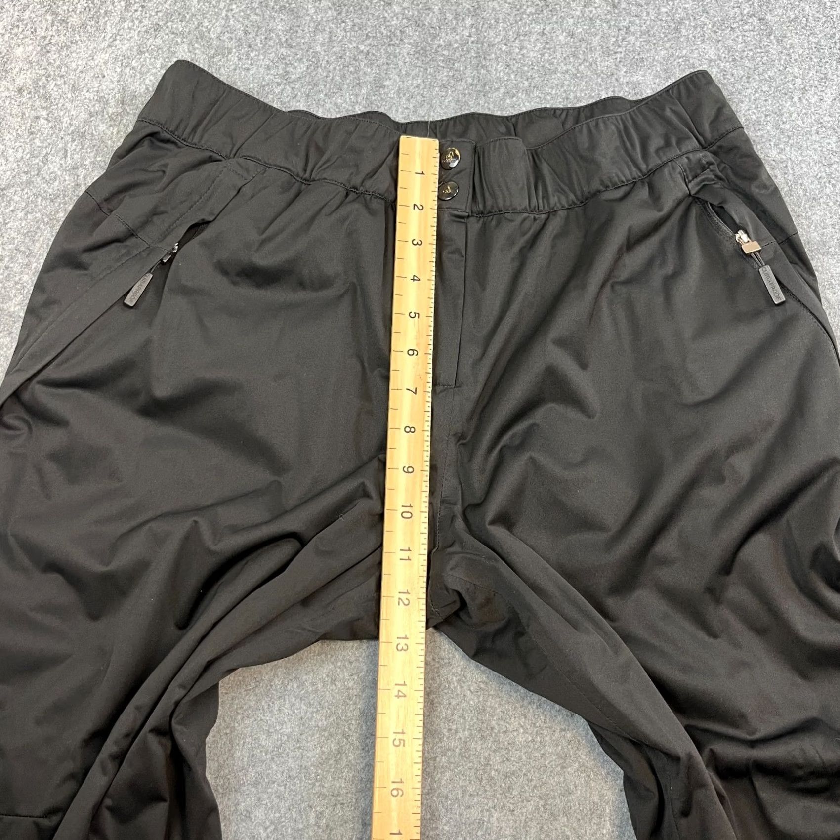 Adidas Adidas Clima Proof Womens Golf Trousers Pants Straight UK 14 Black Waterproof Size 36" / US 14 / IT 50 - 6 Thumbnail