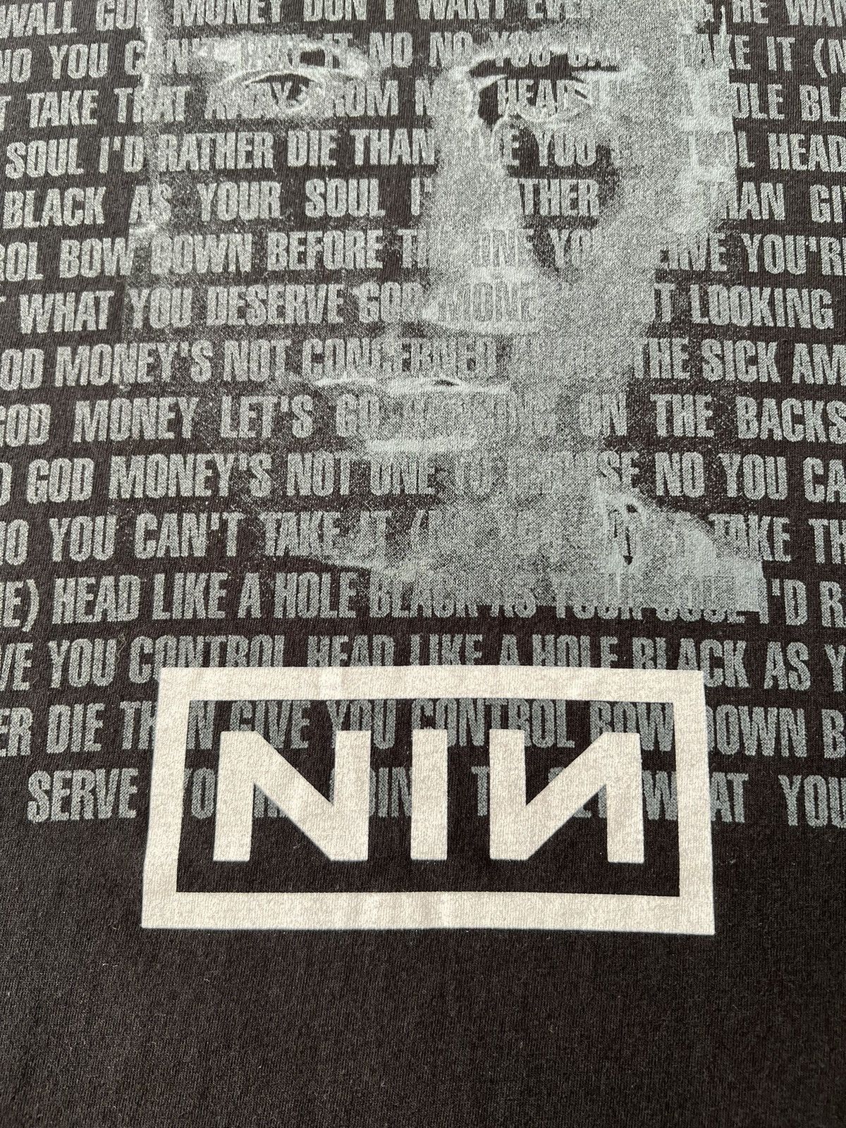 Band Tees Vintage 2021 Nine Inch Nails Nin Head Like A Hole T-shirt Size US L / EU 52-54 / 3 - 6 Thumbnail