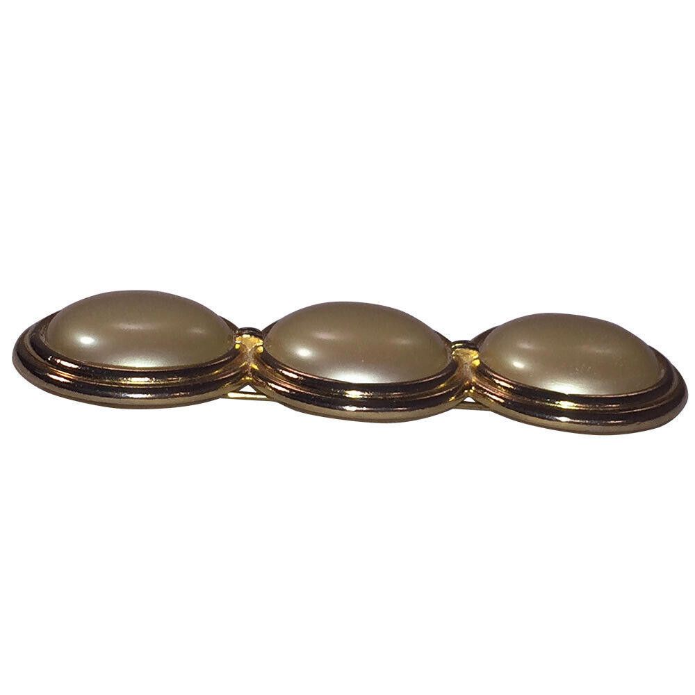 Yves Saint Laurent Yves Saint Laurent Simulated Pearl Bar Pin Size ONE SIZE - 2 Thumbnail