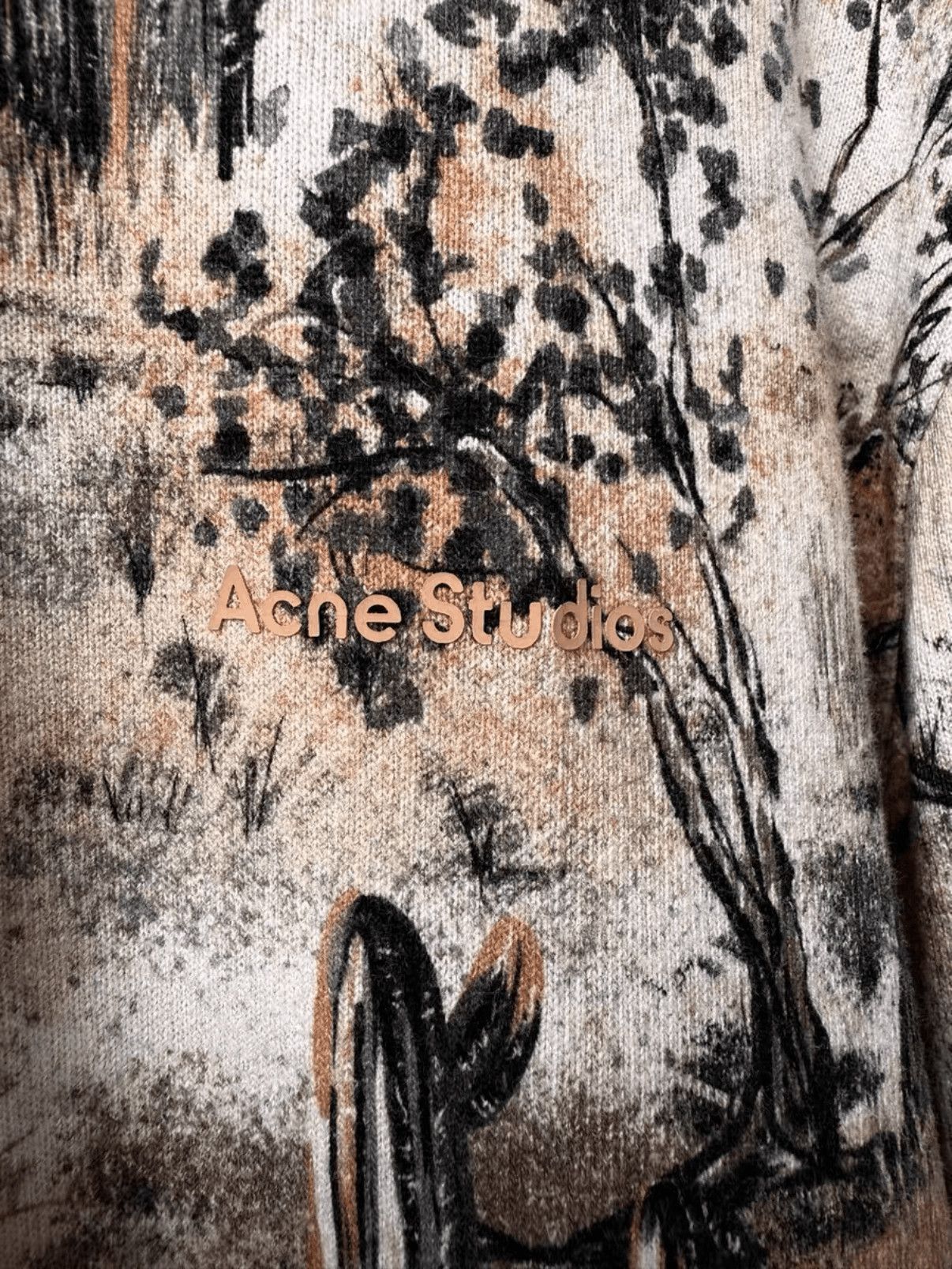 Acne Studios Acne Studios Cuctus Painting Shirt Jacket mojos2200 Size US XS / EU 42 / 0 - 6 Thumbnail