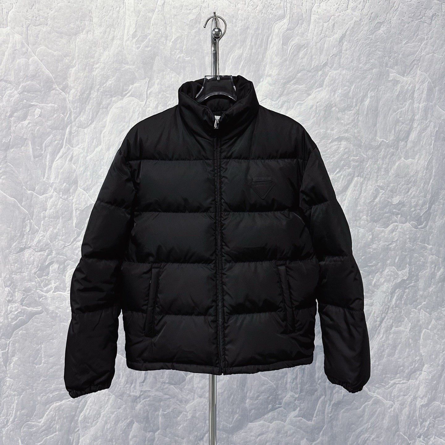 Prada Prada SS25 Triangle Logo Stand Collar Down Jacket Size US M / EU 48-50 / 2 - 1 Thumbnail
