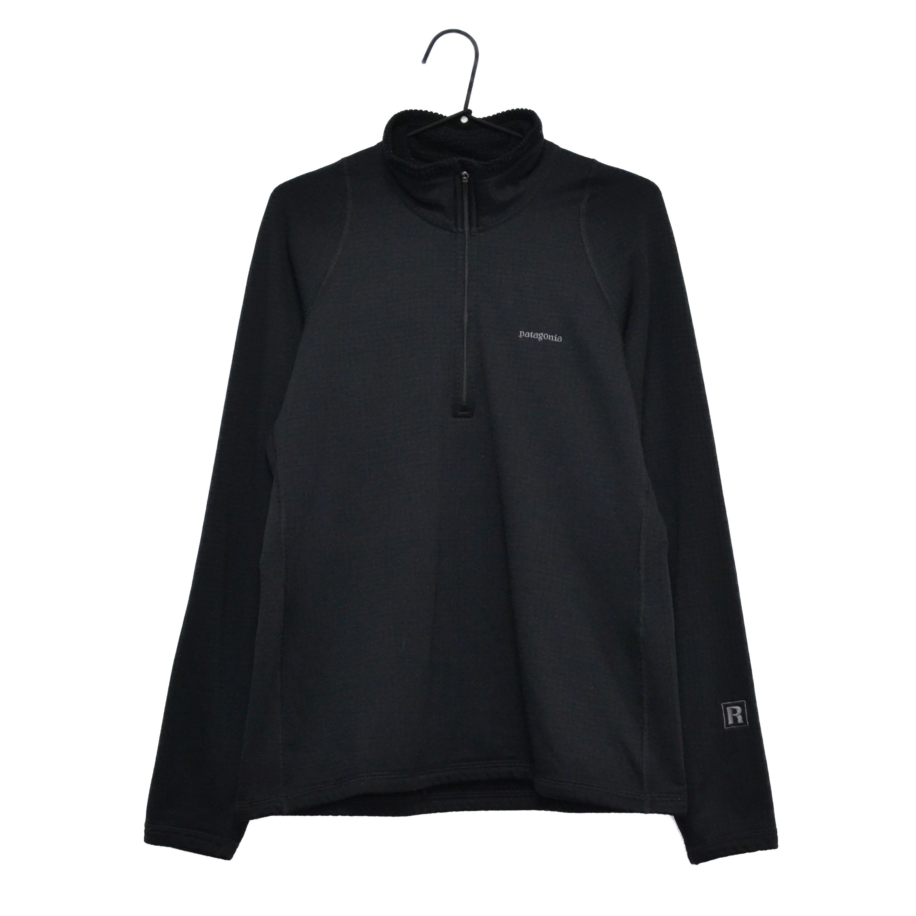 Patagonia Patagonia R1 Polartec Women’s Black 1/3 Zip Fleece Pullover Size L / US 10 / IT 46 - 1 Thumbnail
