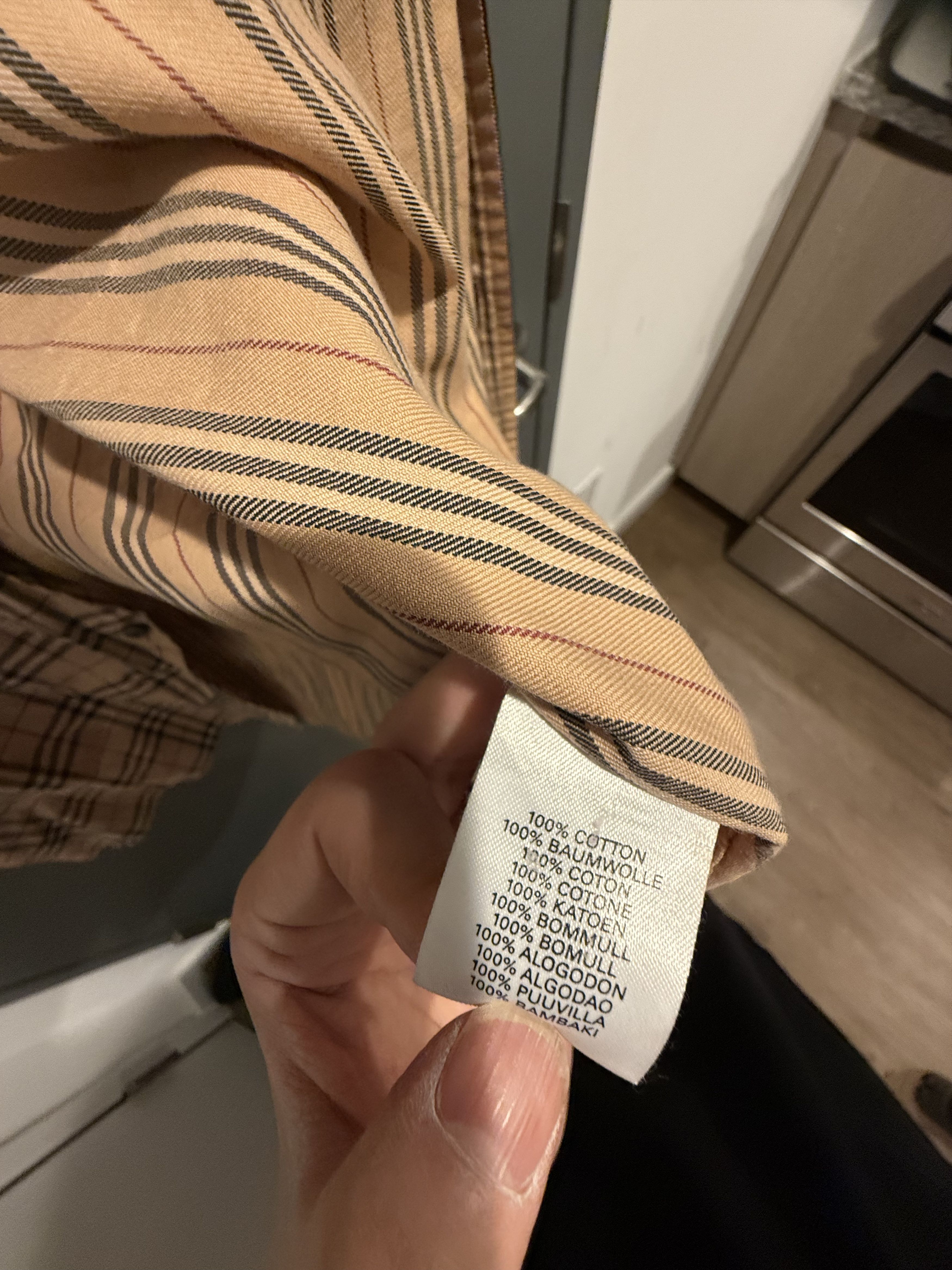 Burberry Burberry Unique Nova Check Shirt Size US L / EU 52-54 / 3 - 5 Thumbnail