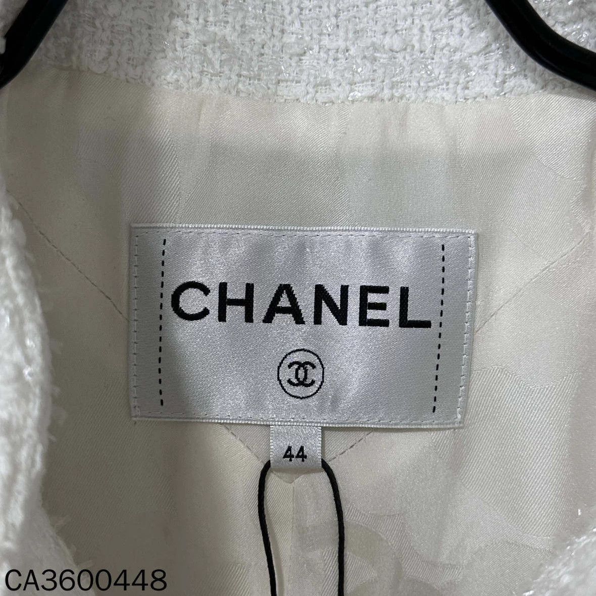 Chanel Chanel Beach White Sequin Jacket 44 Size L / US 10 / IT 46 - 4 Thumbnail