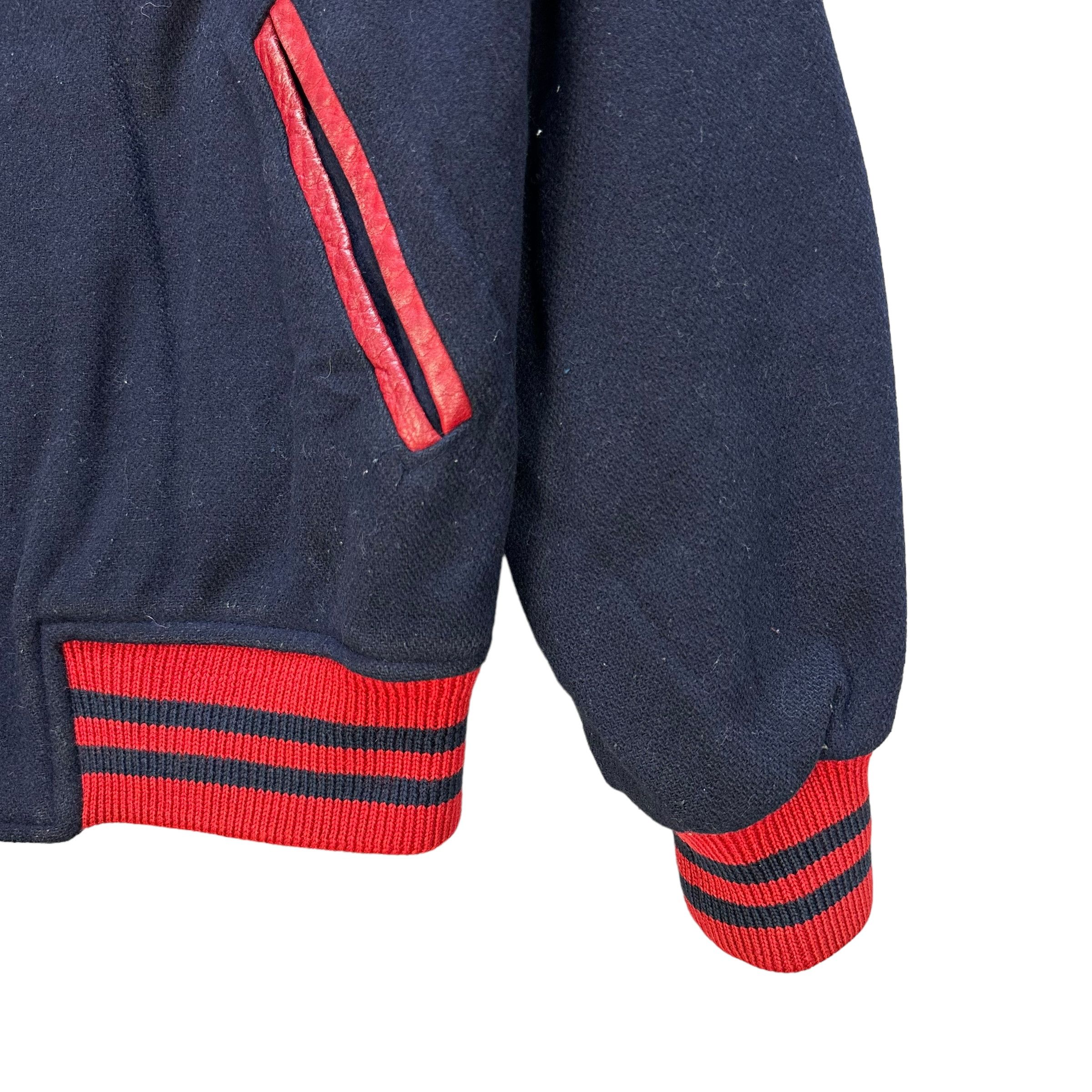 Japanese Brand Village Stone Basket Ball Logo Varsity Jacket #A31-0704 Size US M / EU 48-50 / 2 - 8 Thumbnail