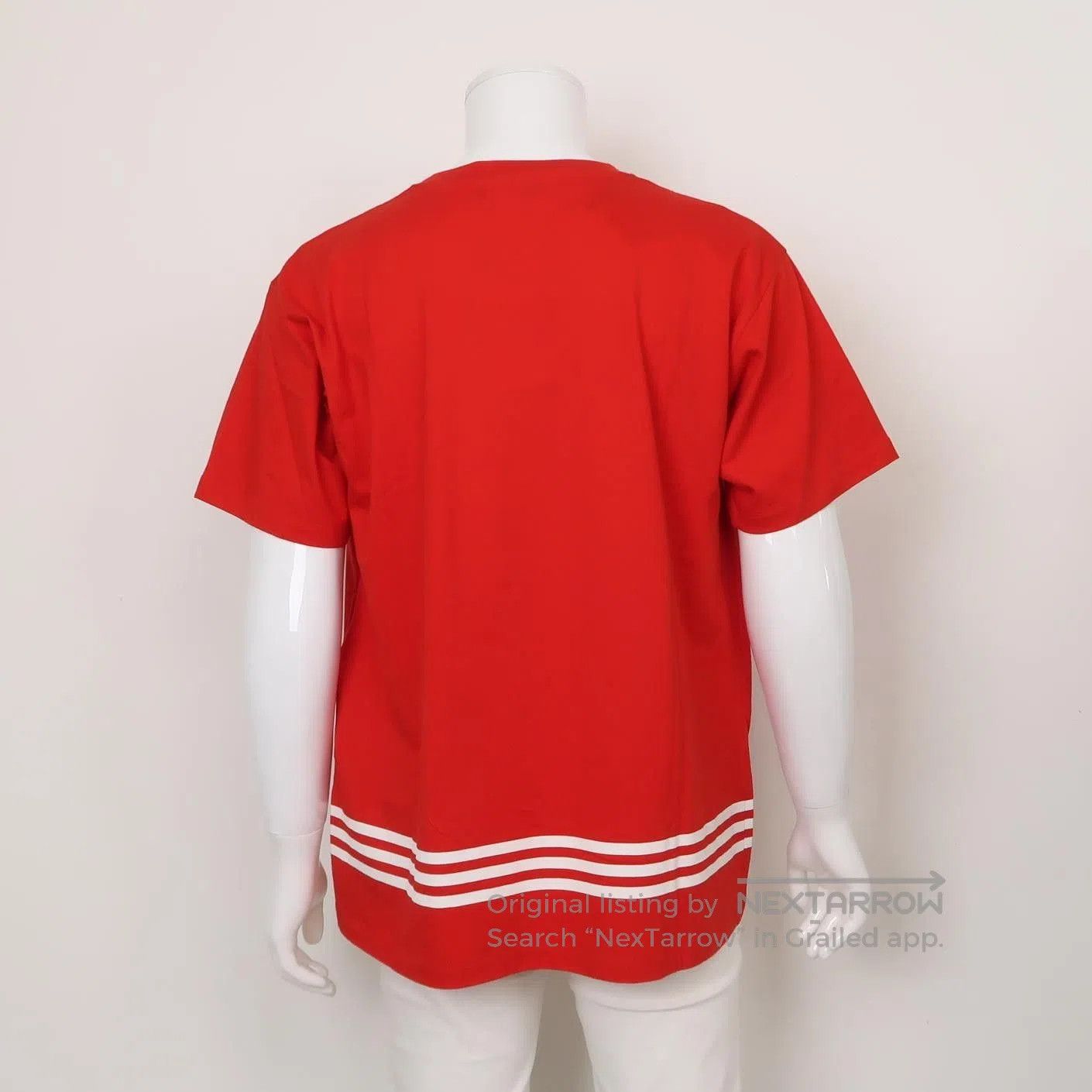 Gucci Gucci x Adidas Cotton Logo Crewneck T. Size US M / EU 48-50 / 2 - 1 Thumbnail