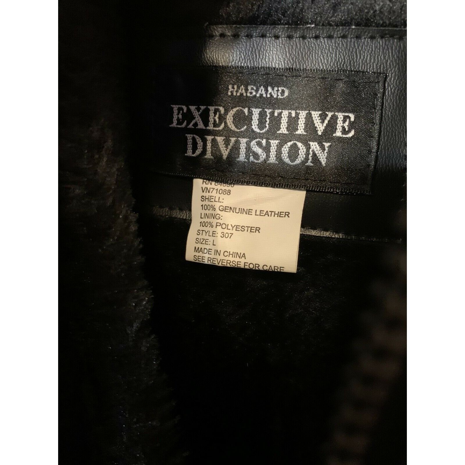 Haband HABAND Executive Division Soft Leather Jacket Coat Black Pat Size US L / EU 52-54 / 3 - 2 Thumbnail