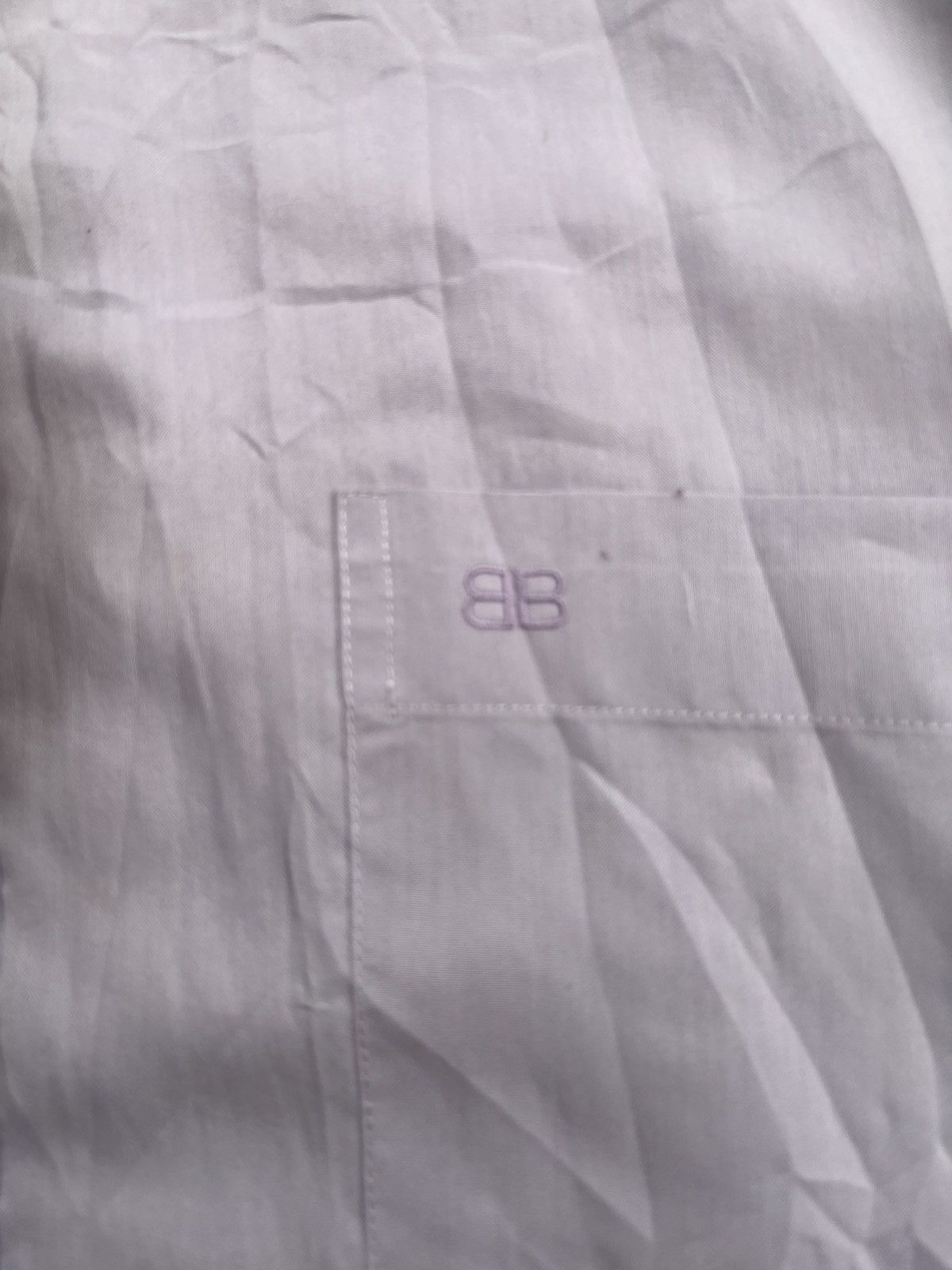 Balenciaga VINTAGE BALENCIAGA PURPLE FADED SLIK BUTTON SHIRT LONGSLEVEE Size US M / EU 48-50 / 2 - 3 Thumbnail