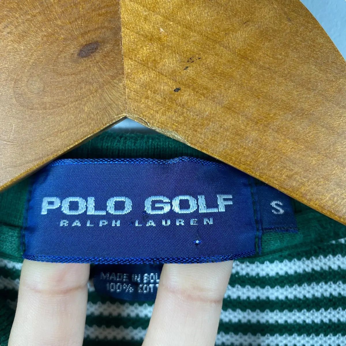 Polo Ralph Lauren Vintage 00's POLO GOLF Ralph Lauren Striped Stains Polo Size US S / EU 44-46 / 1 - 6 Thumbnail