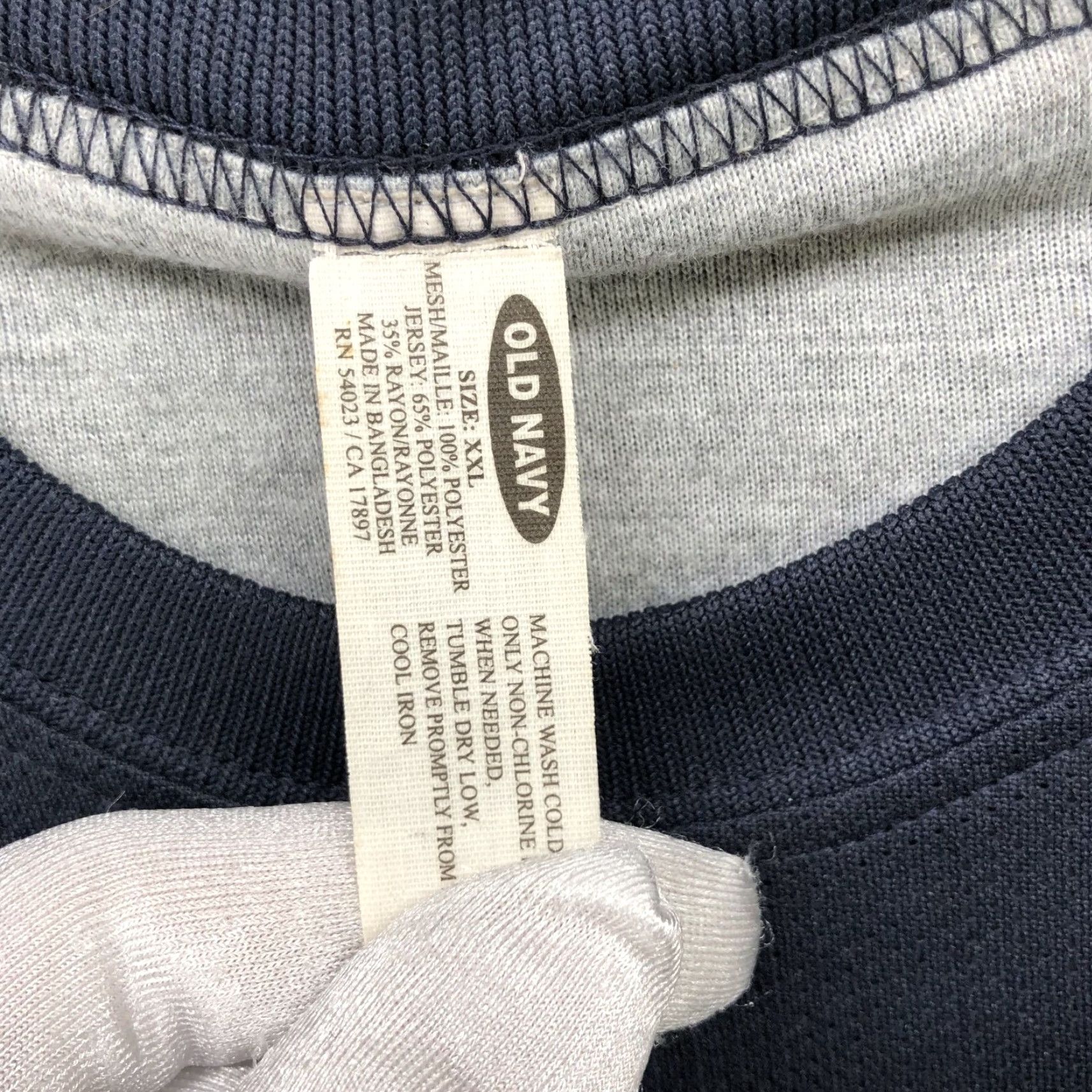 Old Navy VINTAGE Old Navy Active Tank Top Mens XXL Navy Blue Sleeveless Fleece Lined Size US XXL / EU 58 / 5 - 7 Thumbnail
