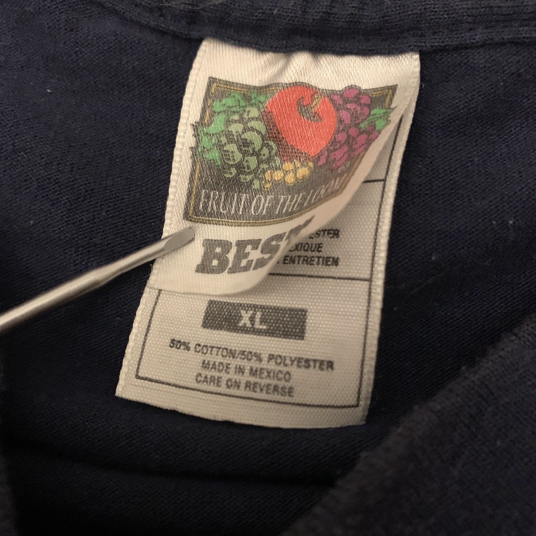 Fruit Of The Loom VINTAGE Fruit of the Loom T-Shirt XL Blue 142nd Pennsylvania Volunteer Infantry Battles War Mens Size US XL / EU 56 / 4 - 3 Thumbnail