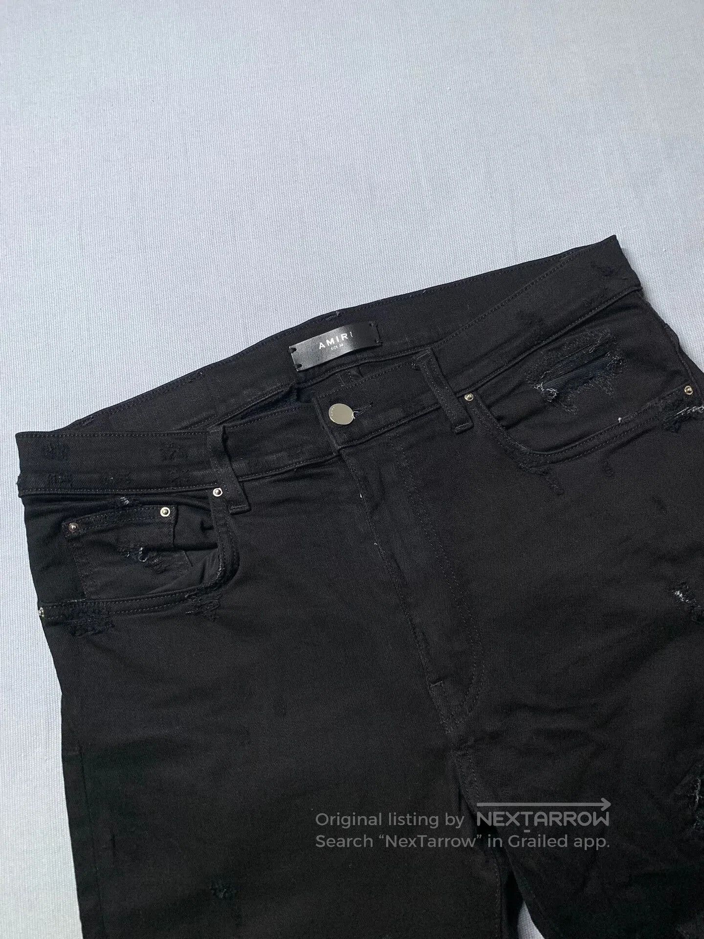 Amiri AMIRI MX1 Patchwork Distressed Jeans. Size US 34 / EU 50 - 4 Thumbnail