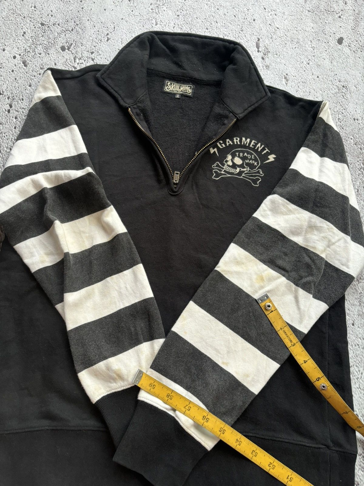 Hysteric Glamour Y2k Skull work zip sweatshirt Size US M / EU 48-50 / 2 - 14 Thumbnail
