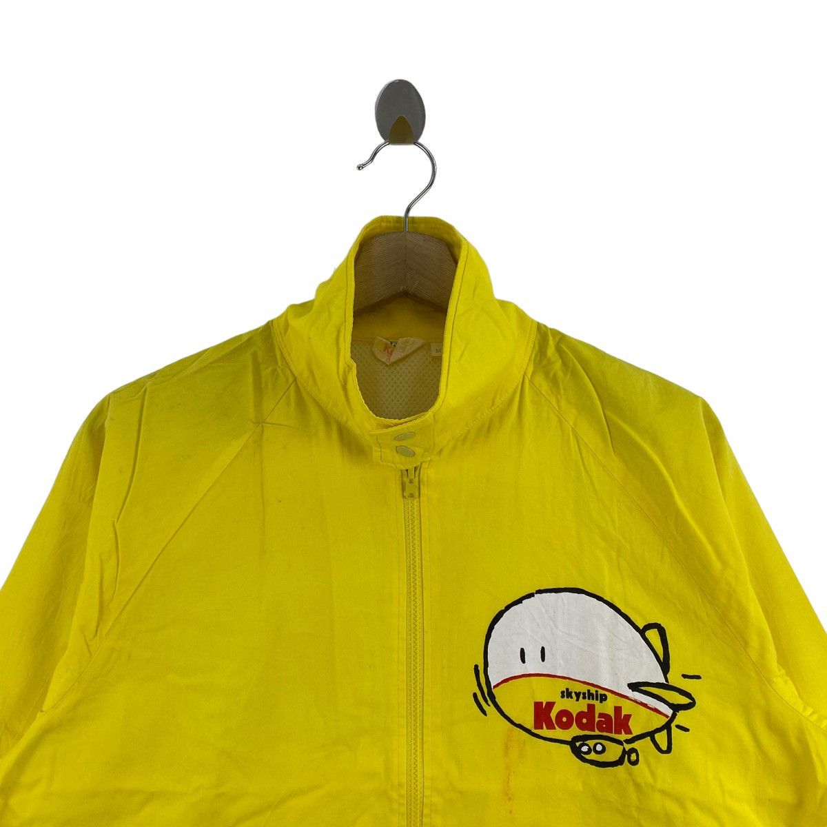 Kodak Vintage 90s SKYSHIP KODAK Brand Print Yellow Bomber Jacket Size US M / EU 48-50 / 2 - 4 Thumbnail