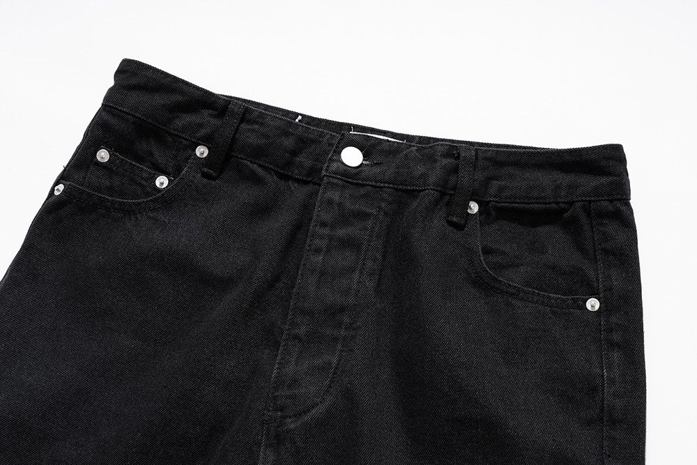 Japanese Brand × Vintage Black Plain jeans Size US 34 / EU 50 - 4 Thumbnail