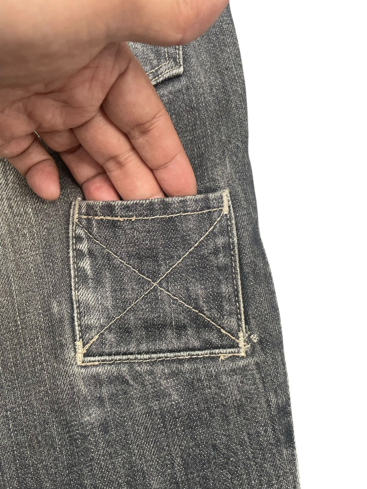 Designer × L7 Real Hip L7 Real Hip Flare Distresed Denim Size US 34 / EU 50 - 7 Thumbnail
