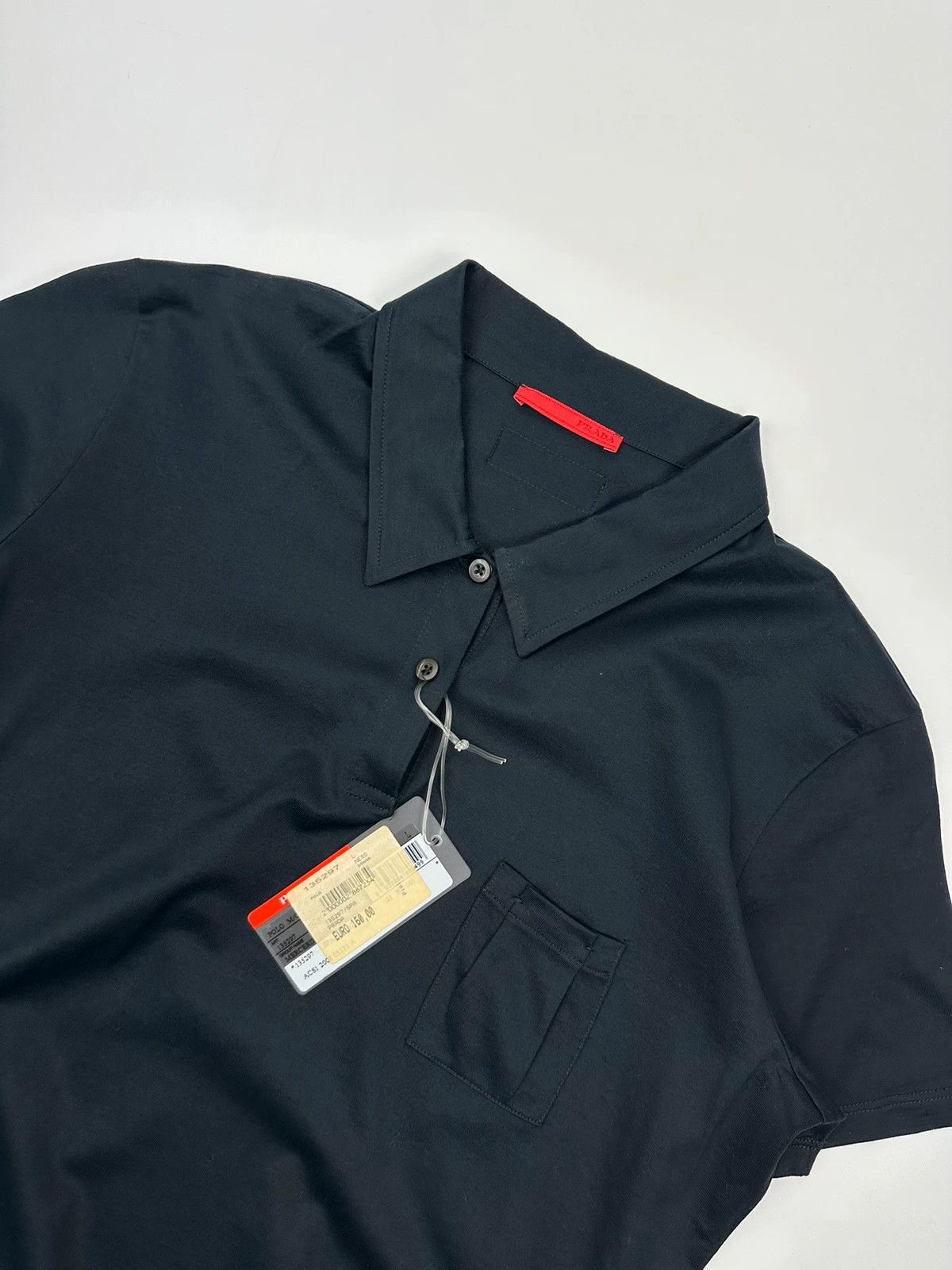 Prada Prada Sport SS2008 Black Light Cotton Shirt Polo Size L / US 10 / IT 46 - 2 Thumbnail