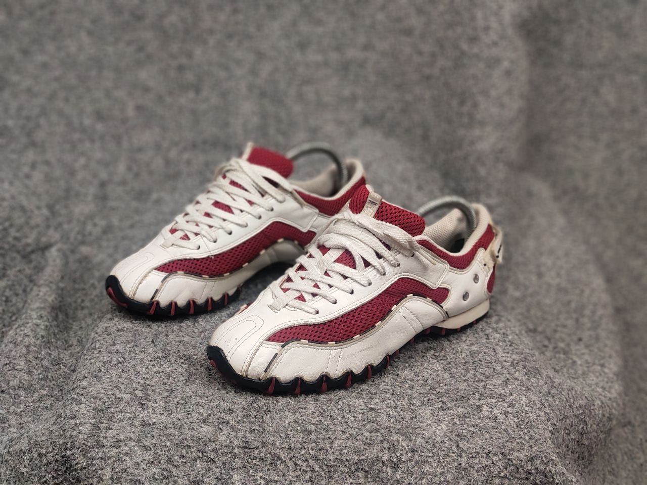 Rare Vintage Diesel Y2K Style Colorful Red Logo Sneakers