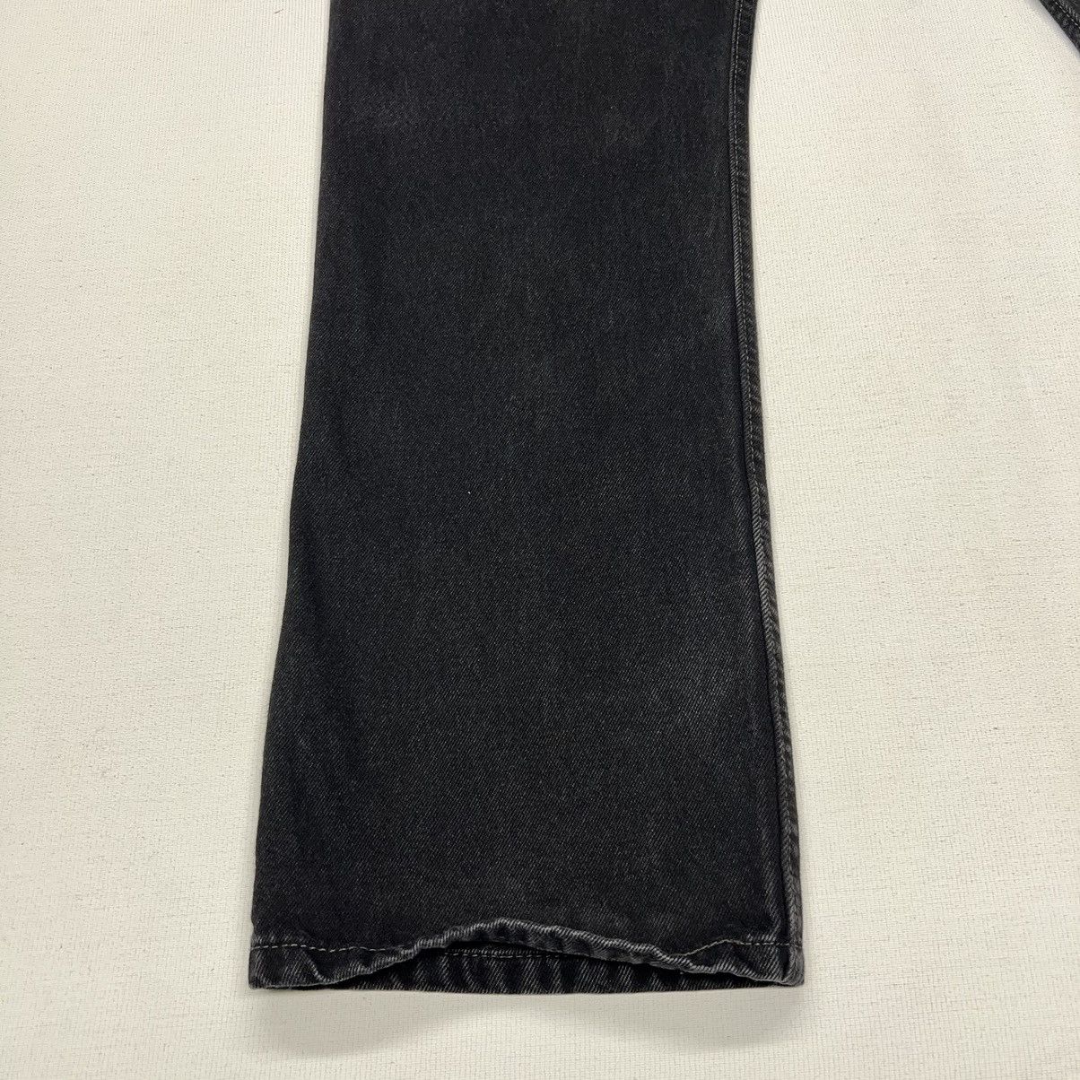 Levi's × Vintage Levis Jeans Black 505 Regular Fit Straight Denim Faded Size US 38 / EU 54 - 14 Thumbnail