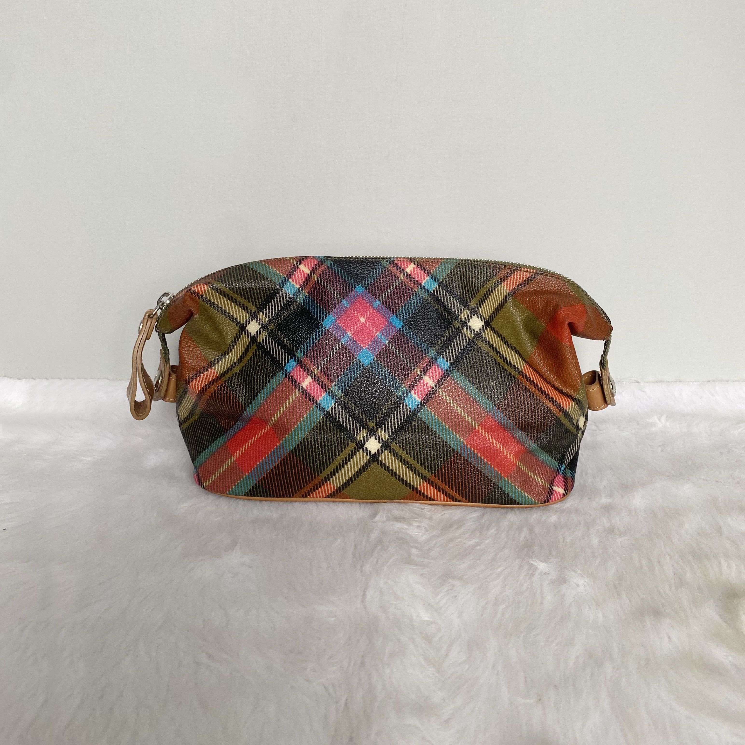 Vivienne Westwood Vintage Red Mix Tartan Clutch Bag Size ONE SIZE - 1 Thumbnail