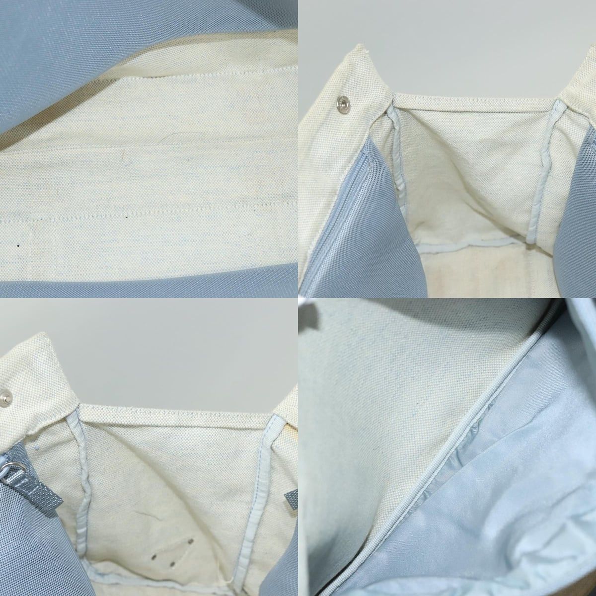 Prada PRADA Tote Bag Canvas Beige Silver Size ONE SIZE - 12 Thumbnail