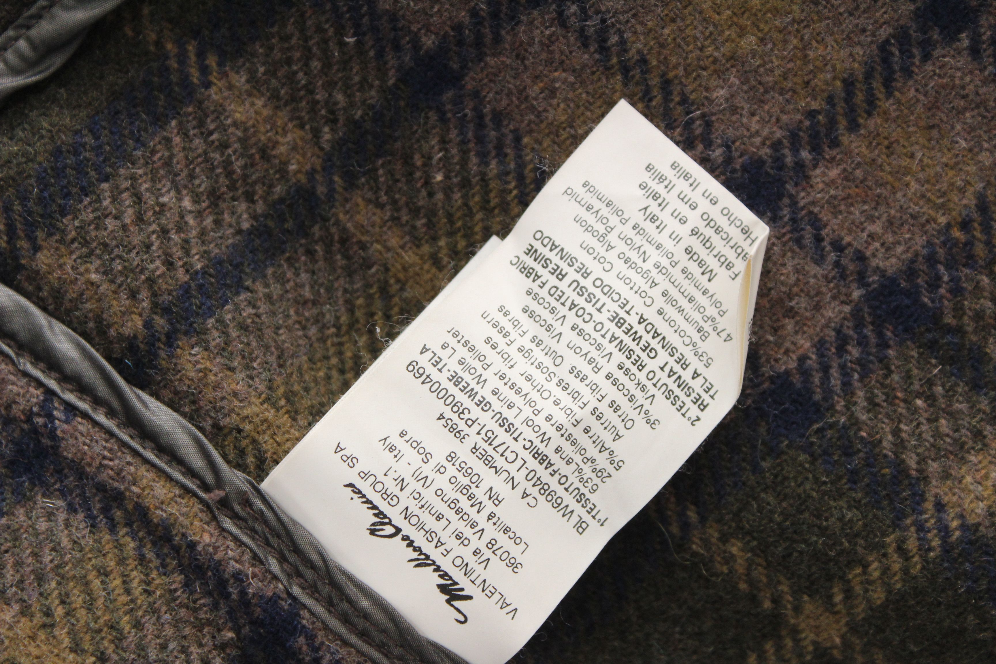 Marlboro Classics Marlboro Classics MCS Wool Plaid Coat with Fur Collar Size US M / EU 48-50 / 2 - 11 Thumbnail