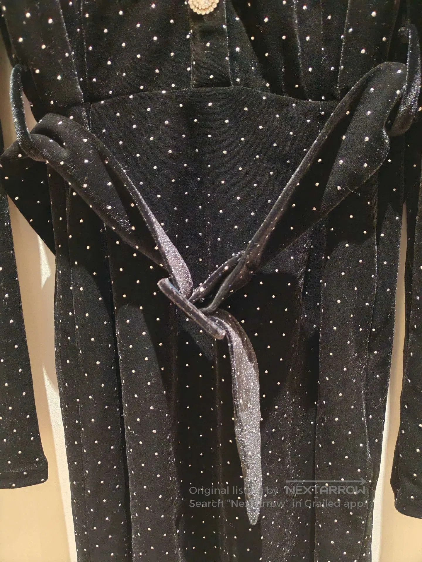 Other EIMISMOSOL Polka Dot Velvet Dress. Size S / US 4 / IT 40 - 5 Thumbnail