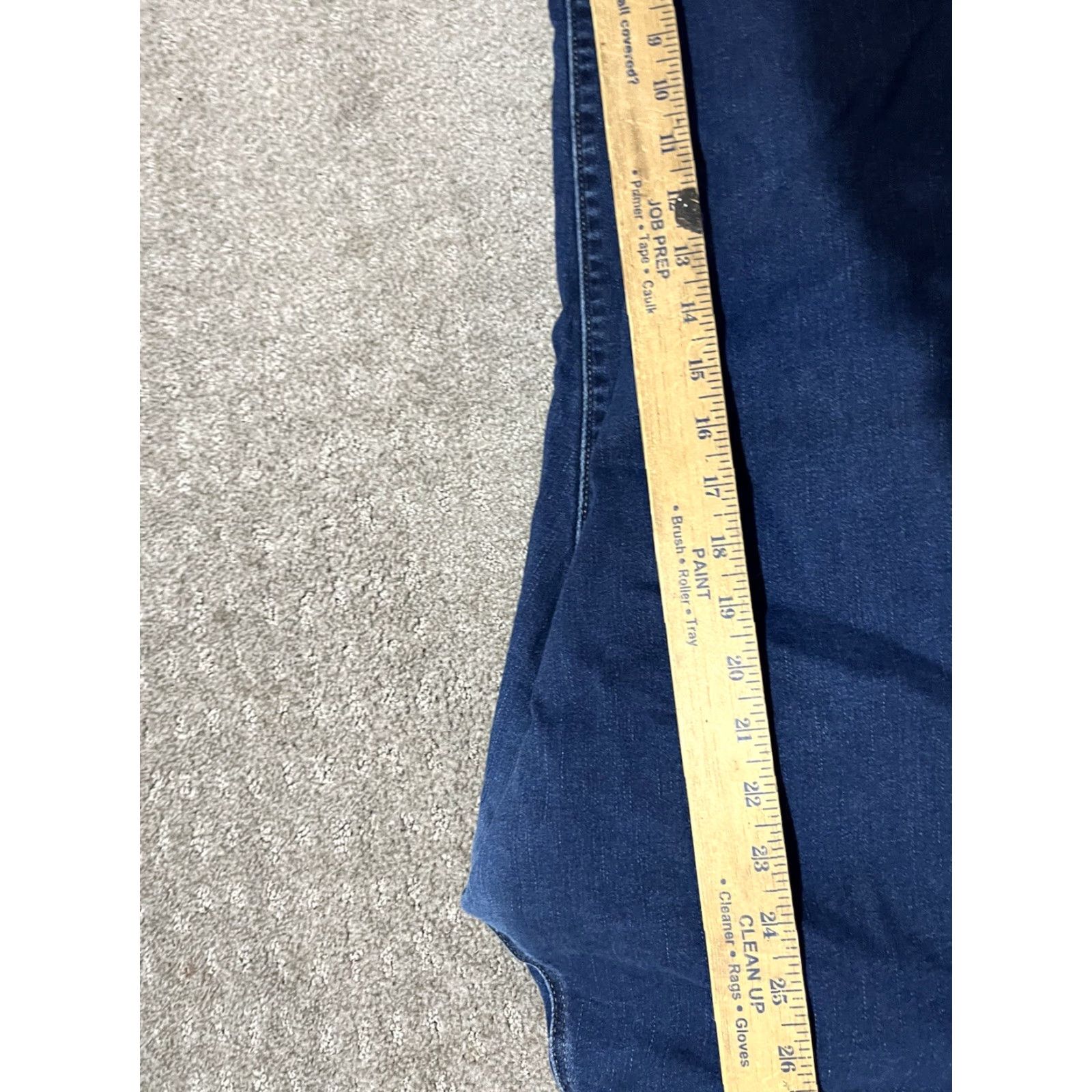 Lucky Brand Lucky Brand Jeans 5-Pocket Design Denim High Rise Curvy Plus Size 24W Blues Dark Emma Stretch Legging Jegging Women's Jeans Size 42" / US 20 - 8 Thumbnail
