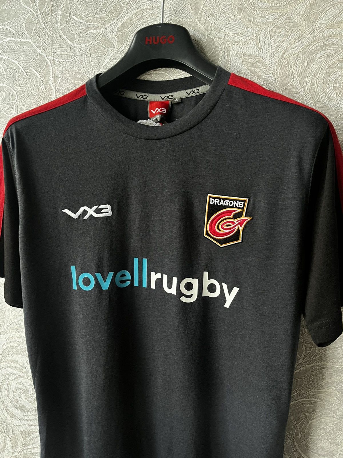 Rugby Ralph Lauren DRAGONS RFC WALES NEWPORT GWENT SHIRT JERSEY RUGBY VX3 Size US M / EU 48-50 / 2 - 2 Thumbnail