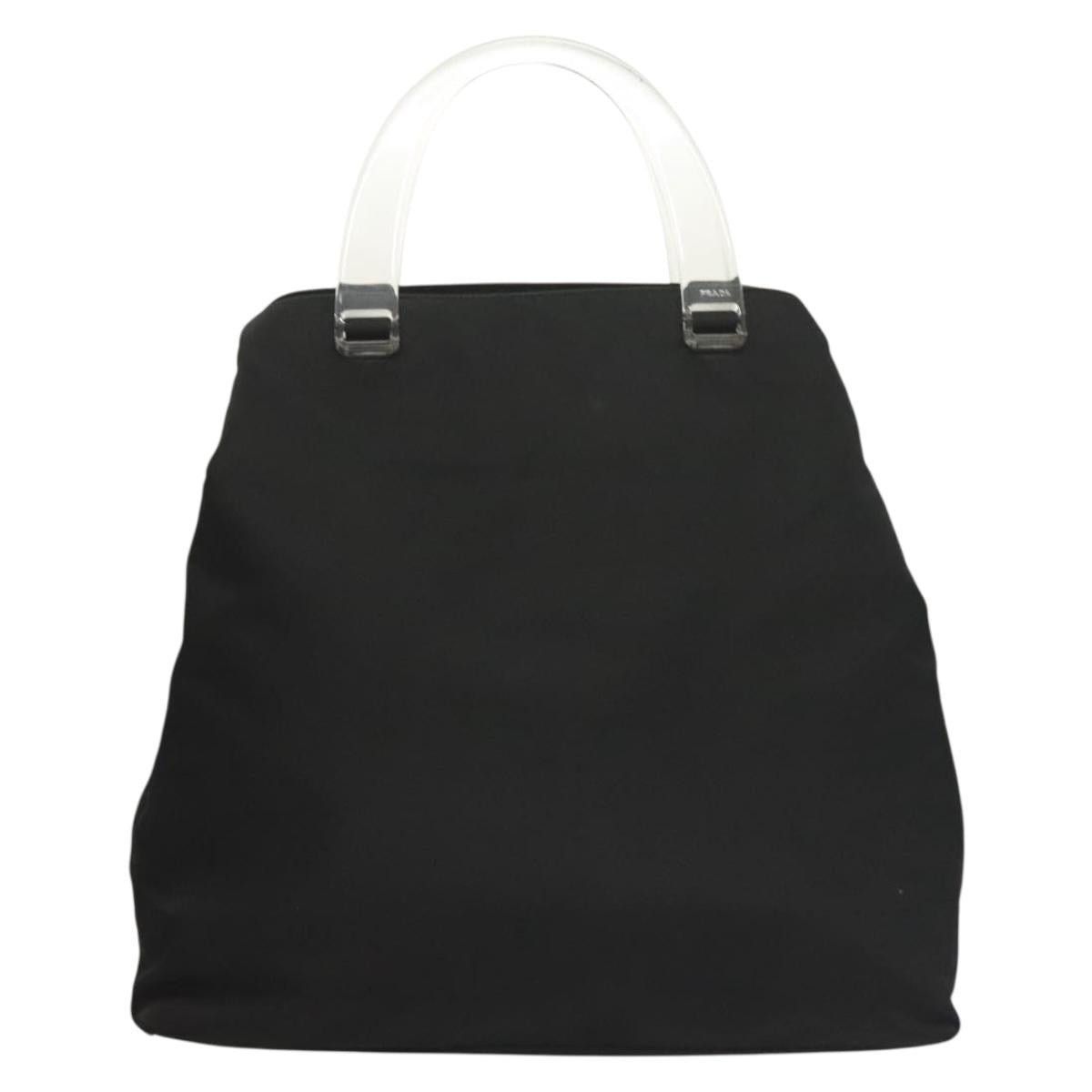 Prada PRADA Hand Bag Nylon Black Silver Size ONE SIZE - 3 Thumbnail