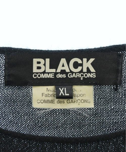 Comme des Garcons Black Sweater Knitted Pullover Long Sleeve Acrylic Wool Black Size US XL / EU 56 / 4 - 6 Thumbnail