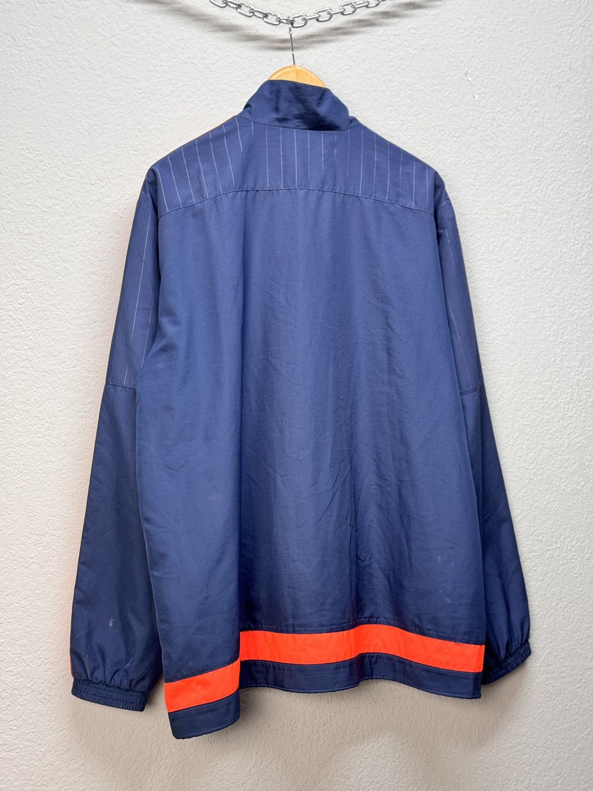 Adidas × Vintage Adidas Olympique Lyon Zip Sweatshirt Soccer Jersey 2015 Size US XL / EU 56 / 4 - 9 Thumbnail