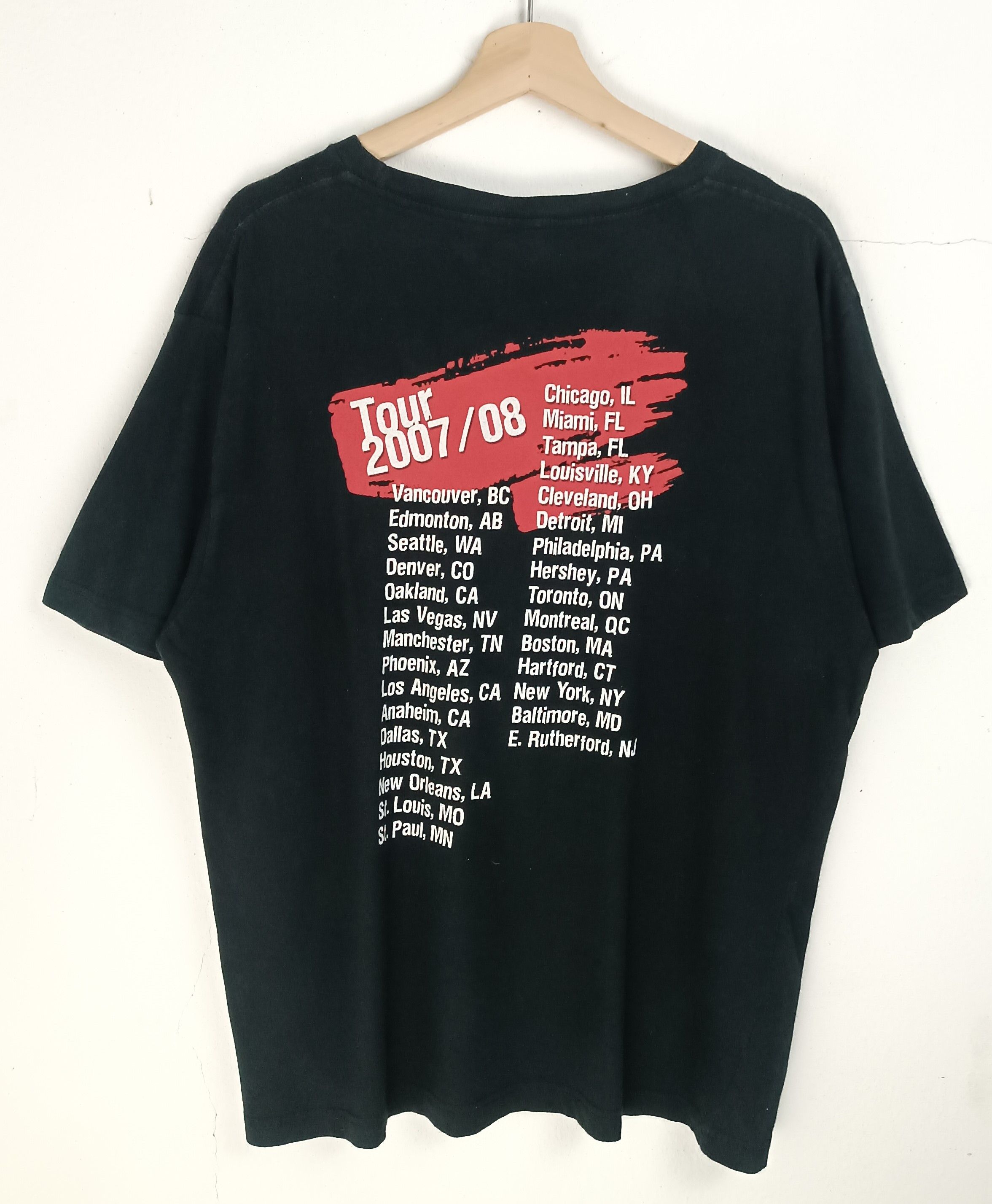 Band Tees VINTAGE 2007 THE POLICE US TOUR TEE sting U2 duran clash Size US L / EU 52-54 / 3 - 4 Thumbnail
