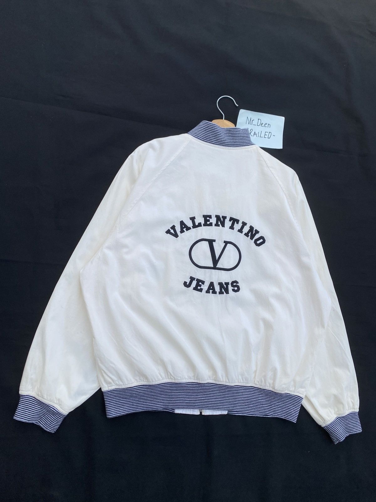 Valentino Rare Vintage Valentino Jeans Big Logo Cotton Jacket Size US M / EU 48-50 / 2 - 3 Thumbnail