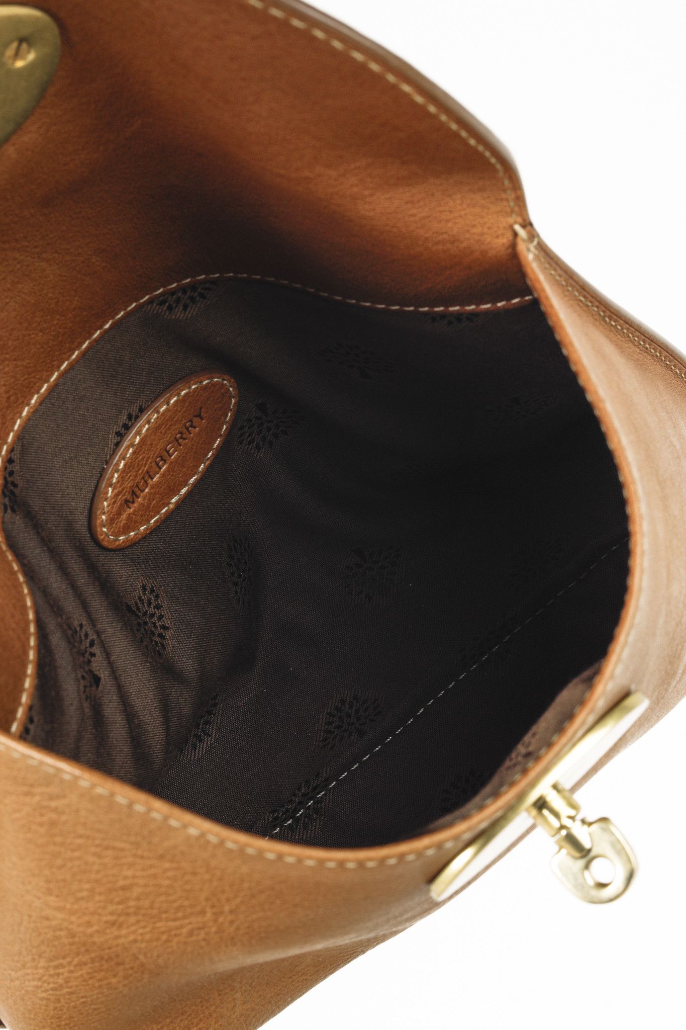 Mulberry Mulberry Darley Cosmetic Pouch Brown Oak Small Classic Grain Size ONE SIZE - 9 Thumbnail