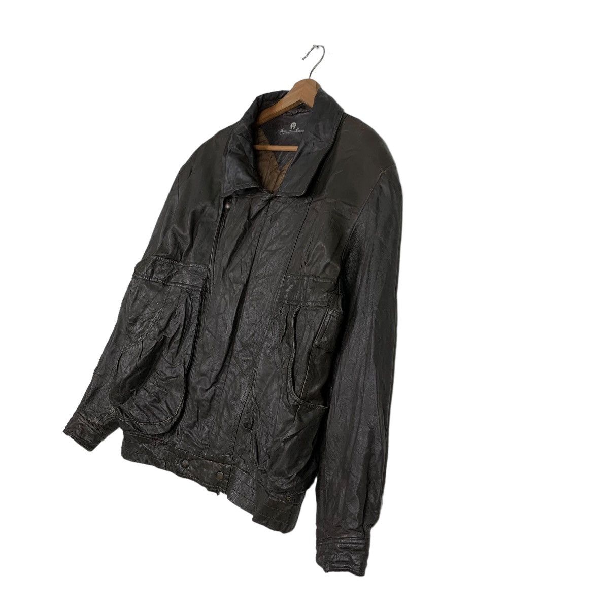 Etienne Aigner Eteinner Aigner Leather Jacket #0141-C8 Size US M / EU 48-50 / 2 - 2 Thumbnail