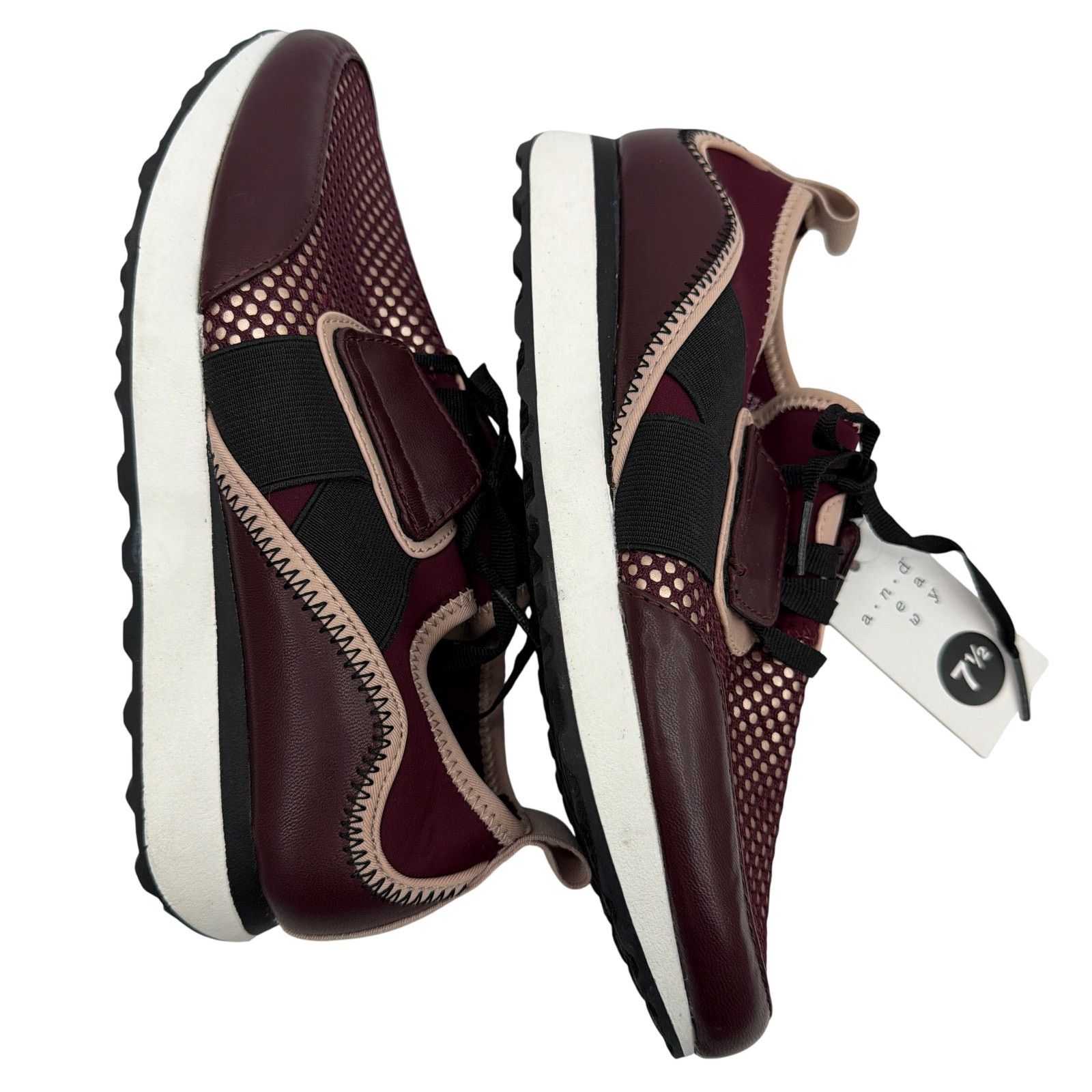Other A New Day Women’s Burgundy Slip-On Sneakers Size 7.5 Size US 7.5 / IT 37.5 - 4 Thumbnail