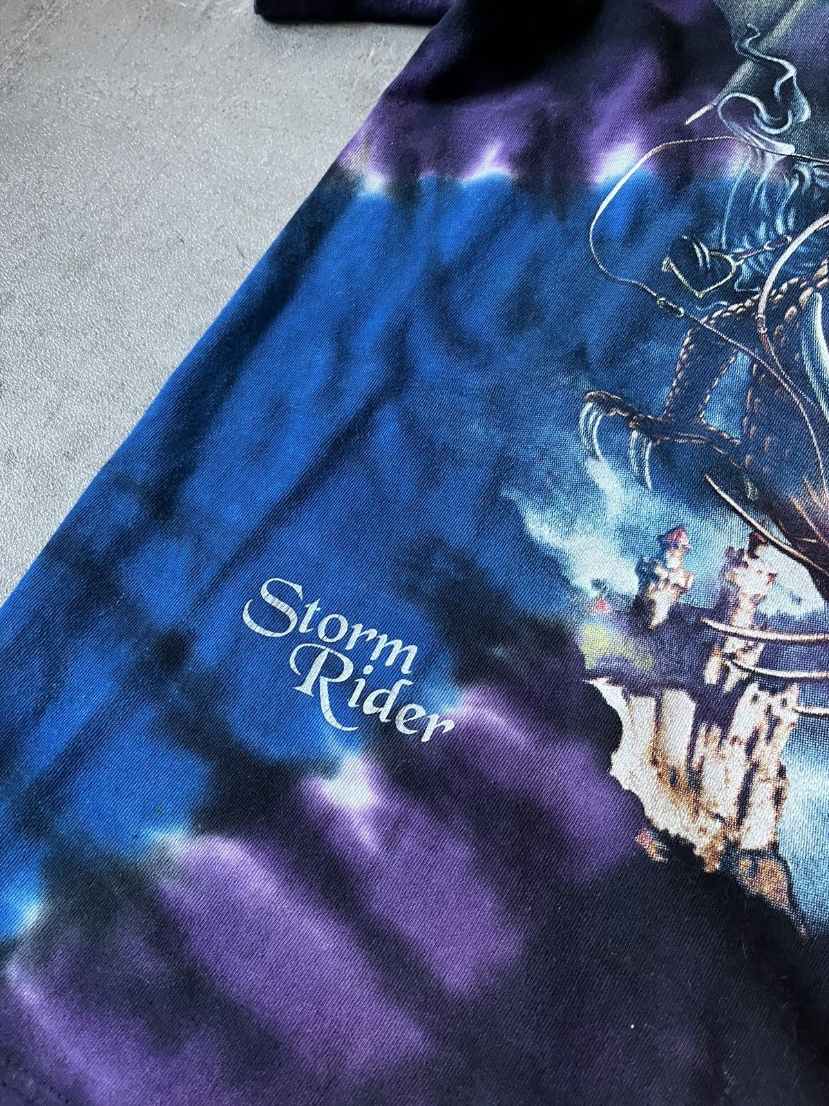 Liquid Blue Vinatge Wizard and Dragon Storm Rider Toe Dye Size US XL / EU 56 / 4 - 3 Thumbnail