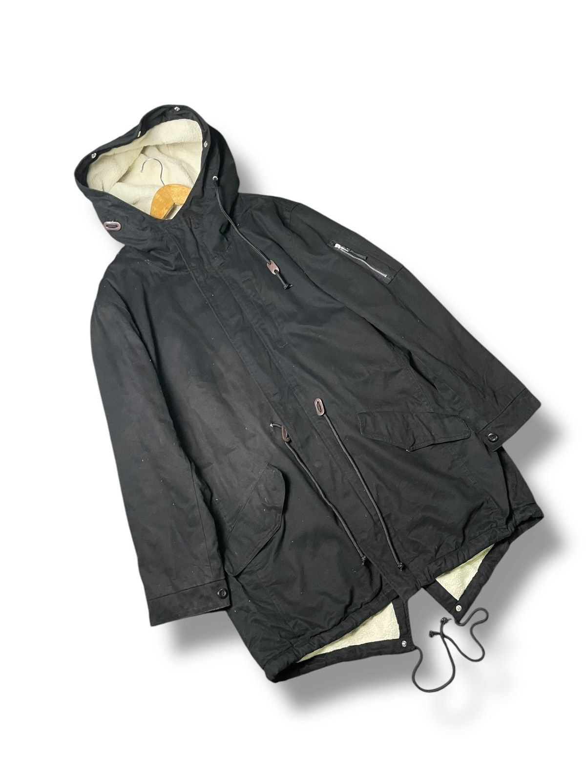 Japanese Brand × Vintage HALHAM Japanese Brand Hooded Coat (61) Size US XL / EU 56 / 4 - 4 Thumbnail