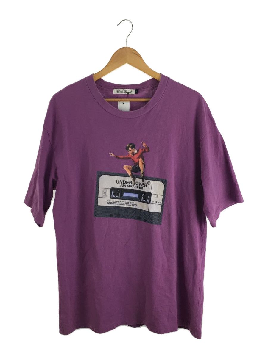 image of Undercover T-Shirts Cotton Photo Print Short Sleeve Crewneck Purple, Men's (Size 2XL)