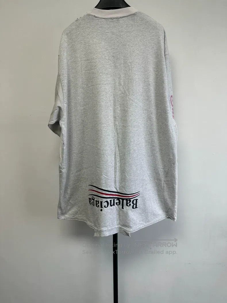 Balenciaga Balenciaga Inverted Print Patchwork Short Sleeve T-Shirt Size US L / EU 52-54 / 3 - 2 Thumbnail