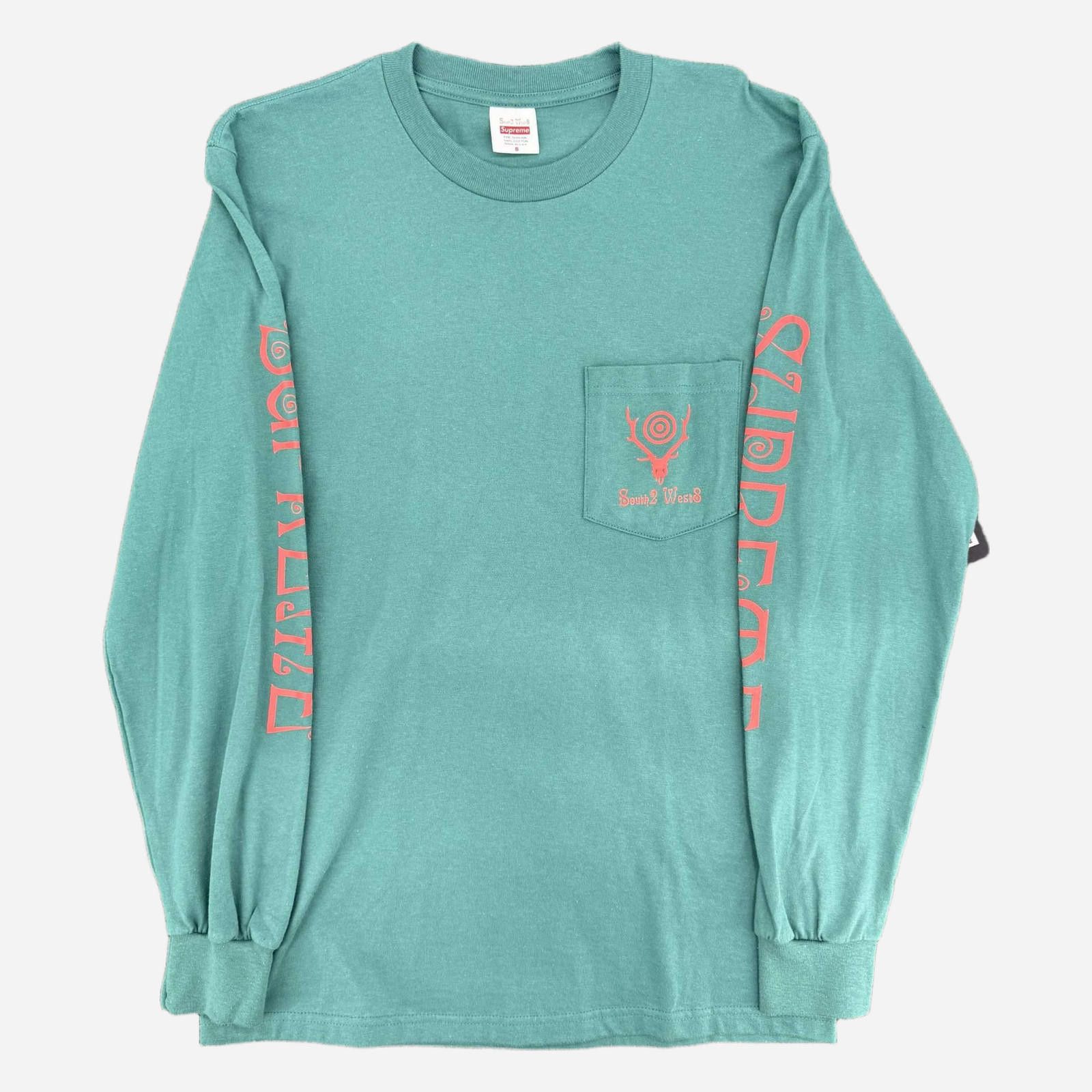 Supreme Supreme x South2 West8 L/S Tee Teal S Size US S / EU 44-46 / 1 - 1 Thumbnail