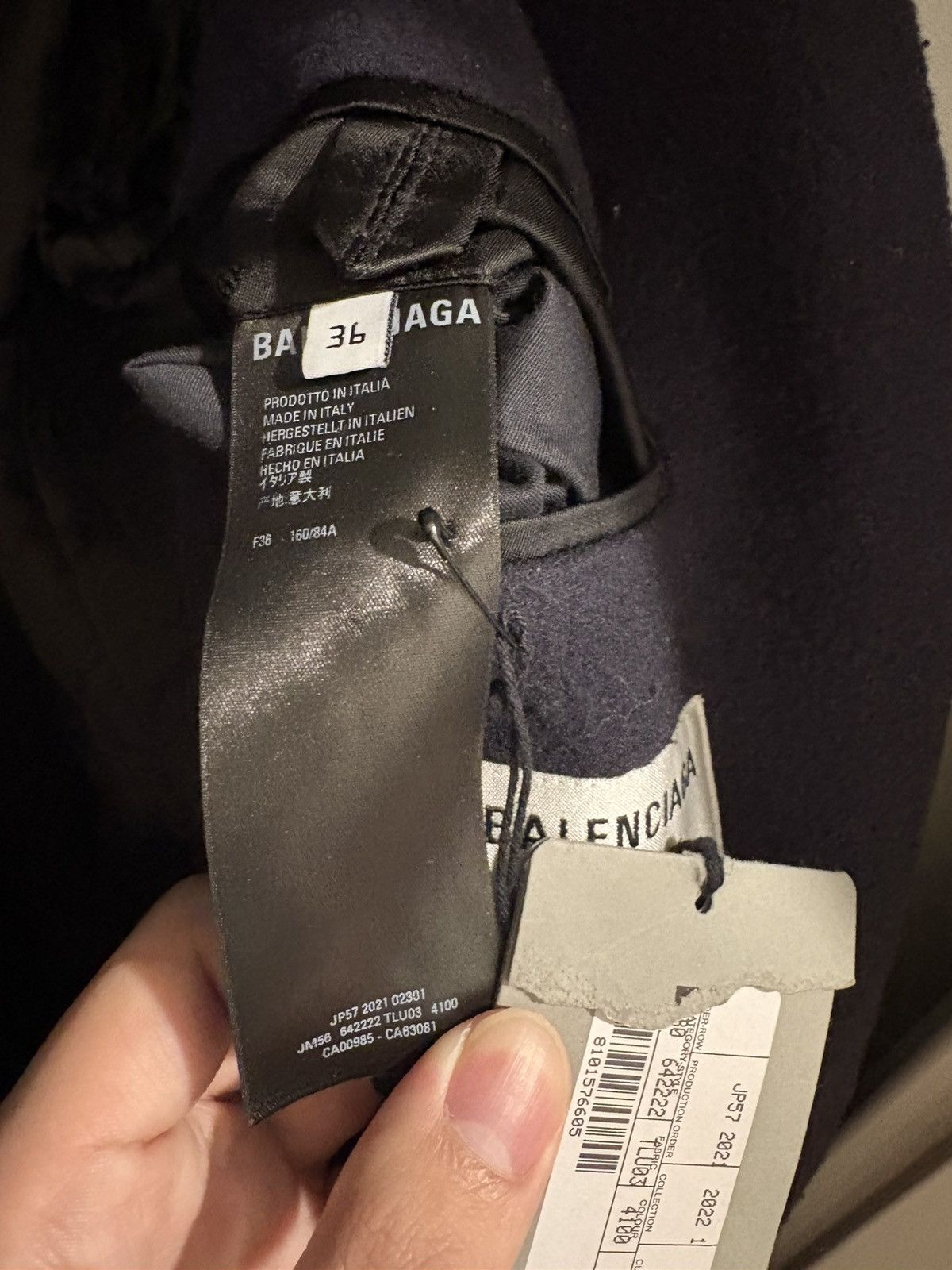 Balenciaga Balenciaga wool coat Size US L / EU 52-54 / 3 - 6 Thumbnail